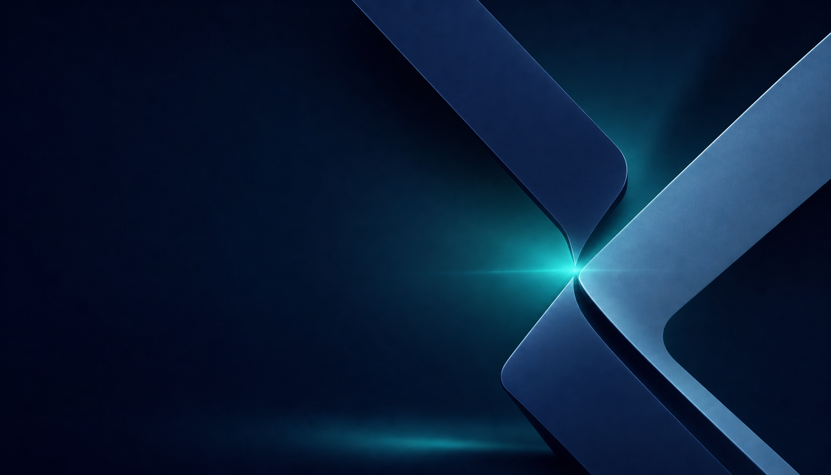 Two paths — role and candidate — converging and meeting at a glowing teal point: the moment of fit